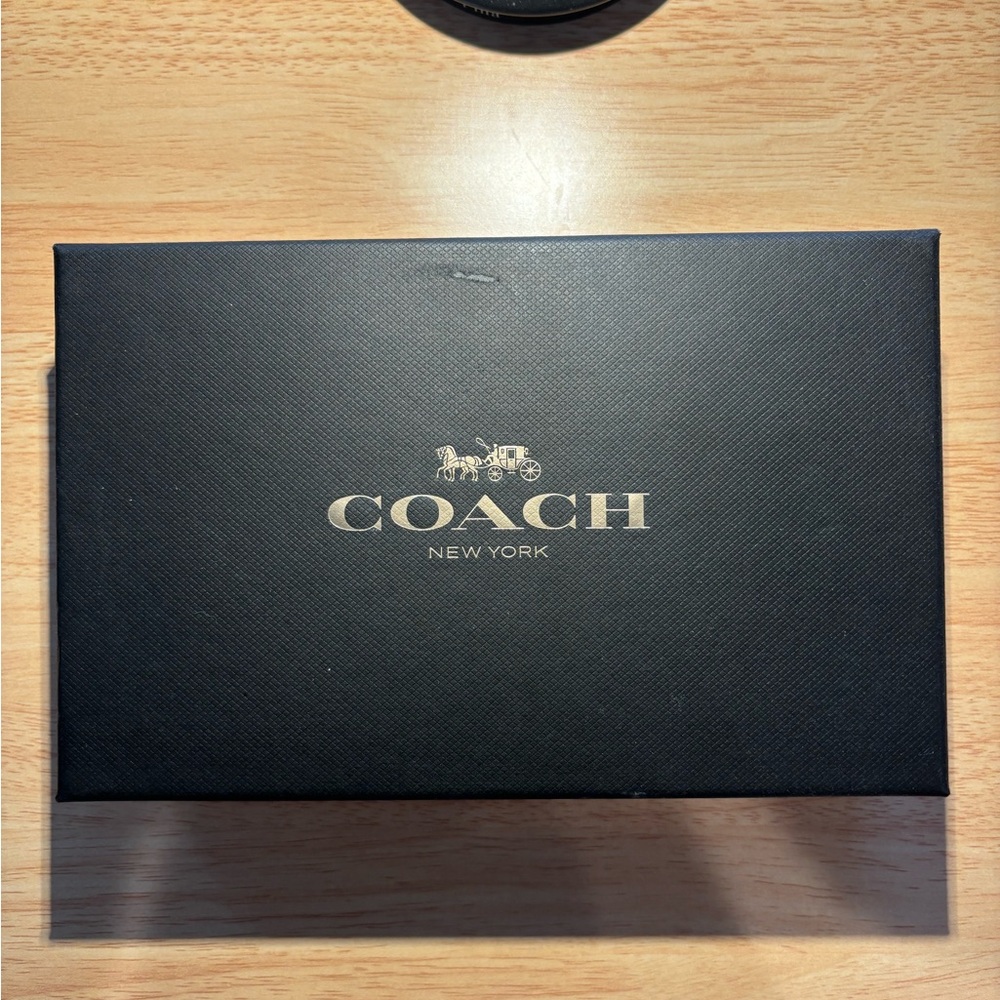 Coach Black Box with Gold Logo